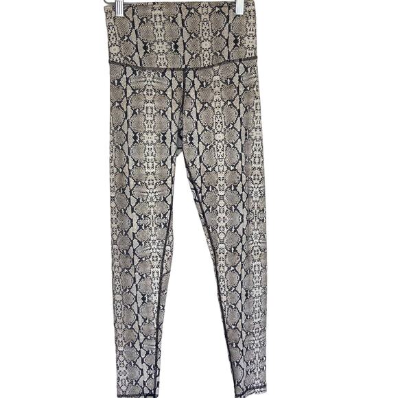 DYI Define Your Inspiration Faux Snake Piton Print Workout Leggings High Waist M - Picture 1 of 3